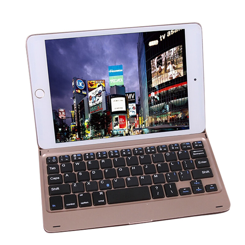 AmanStino iPad Mini 4专用无线蓝牙键盘 超薄金属设计，让移动办公更高效